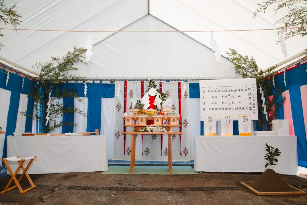 ナフコ高岡店 新築工事 地鎮祭　1