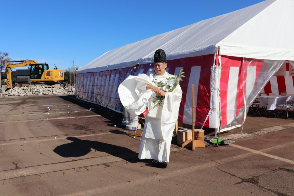 ナフコ高岡店 新築工事 地鎮祭　2