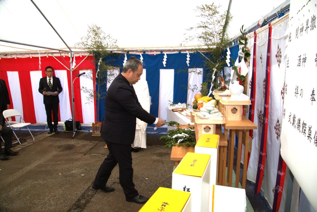 ナフコ高岡店 新築工事 地鎮祭　4